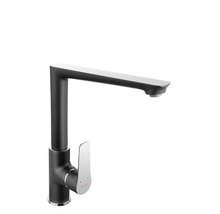 Adore Black/Chrome - konyhai csaptelep